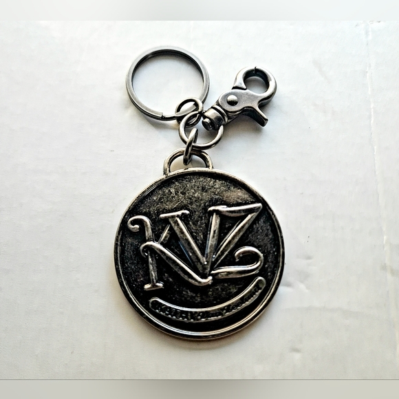 Kathy Van Zealand antique silver tone bag decoration charm pendant keyring - Picture 3 of 6
